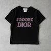 クリスチャン ディオール ガリアーノ期 J'Adore Dior ジャドール Tシャツ ブラック レディース