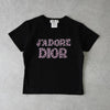 クリスチャン ディオール ガリアーノ期 J'Adore Dior ジャドール Tシャツ ブラック レディース