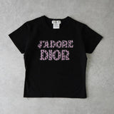 クリスチャン ディオール ガリアーノ期 J'Adore Dior ジャドール Tシャツ ブラック レディース - NEWSED