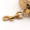 Jamie Cassandra Logo Raffia Mini Pouch