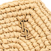 Jamie Cassandra Logo Raffia Mini Pouch