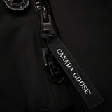 カナダグース Jasper Parka ジャスパー パーカ ロゴワッペン・ファー付き フーデッド ダブルジップアップ ダウンジャケット ブラック S メンズ - NEWSED