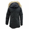 カナダグース Jasper Parka ジャスパー パーカ ロゴワッペン・ファー付き フーデッド ダブルジップアップ ダウンジャケット ブラック S メンズ