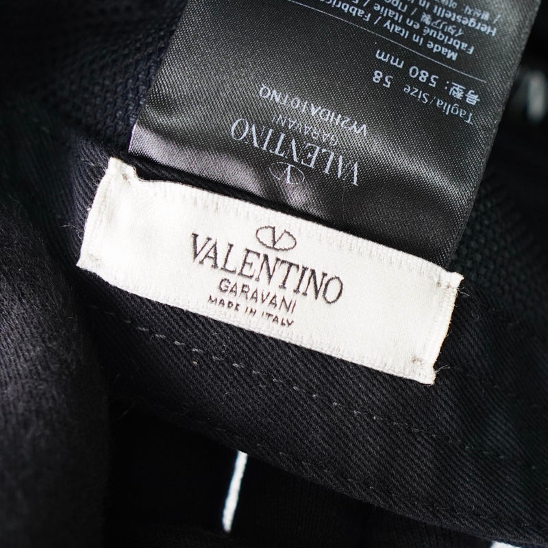 ヴァレンティノ ロゴ キャップ ブラック