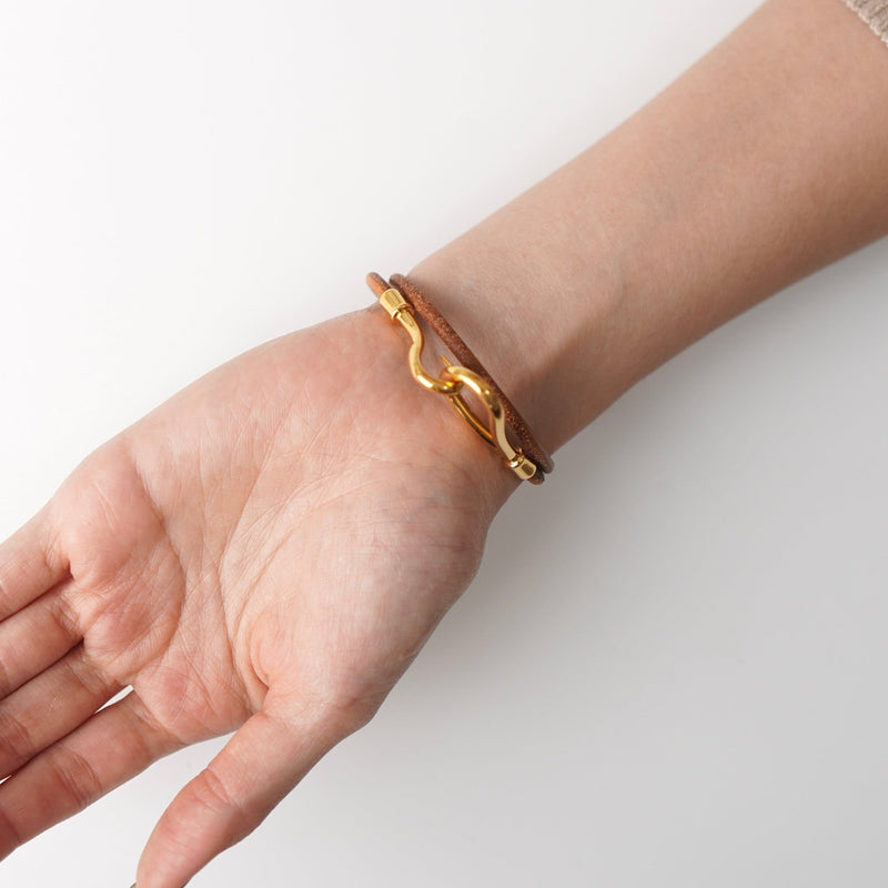 Jumbo Leather Duplex Bracelet - NEWSED