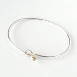 ティファニー ラブノット K18 × SV925 バングル ブレスレット シルバー - NEWSED