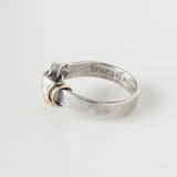 ティファニー フック&アイ K18 × SV925 指輪 リング ゴールド 750 18金 シルバー 11号 - NEWSED