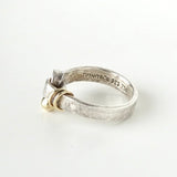 ティファニー フック&アイ K18 × SV925 指輪 リング ゴールド 750 18金 シルバー 12号 - NEWSED