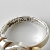 ティファニー フック&アイ K18 × SV925 指輪 リング ゴールド 750 18金 シルバー 6号 - NEWSED