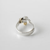 ティファニー フック&アイ K18 × SV925 指輪 リング ゴールド 750 18金 シルバー 7号 - NEWSED