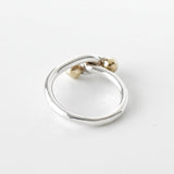 ティファニー フック&アイ K18 × SV925 指輪 リング ゴールド 750 18金 シルバー 8号 - NEWSED