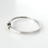 ティファニー フック＆アイ K18 × SV925 バングル ブレスレット コンビ 750 18金 シルバー925 - NEWSED