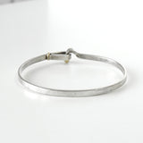 ティファニー フック＆アイ K18 × SV925 バングル ブレスレット コンビ 750 18金 シルバー925 - NEWSED