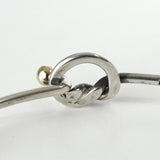 ティファニー ラブノット K18 × SV925 バングル ブレスレット シルバー - NEWSED