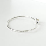 ティファニー ラブノット K18 × SV925 バングル ブレスレット シルバー - NEWSED