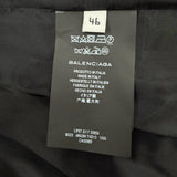 バレンシアガ Kering Padded Raincoat ケリング デムナ初期 フード入り オーバーサイズ 中綿入り ダブルジップアップ コート ブラック 46 メンズ - NEWSED