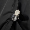 バレンシアガ Kering Padded Raincoat ケリング デムナ初期 フード入り オーバーサイズ 中綿入り ダブルジップアップ コート ブラック 46 メンズ