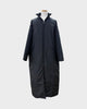 バレンシアガ Kering Padded Raincoat ケリング デムナ初期 フード入り オーバーサイズ 中綿入り ダブルジップアップ コート ブラック 46 メンズ