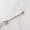 Key Motif Chain Silver Bracelet