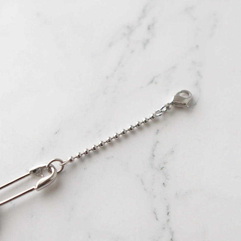 Key Motif Chain Silver Bracelet - NEWSED