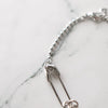 Key Motif Chain Silver Bracelet