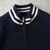 KITH Big Letter New York Full Zip Sweater レーター ニューヨーク フルジップ ニット ネイビー