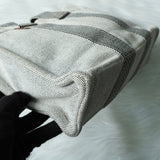 エルメス フールトゥPM キャンバス ハンドバッグ ホワイト / ブラック