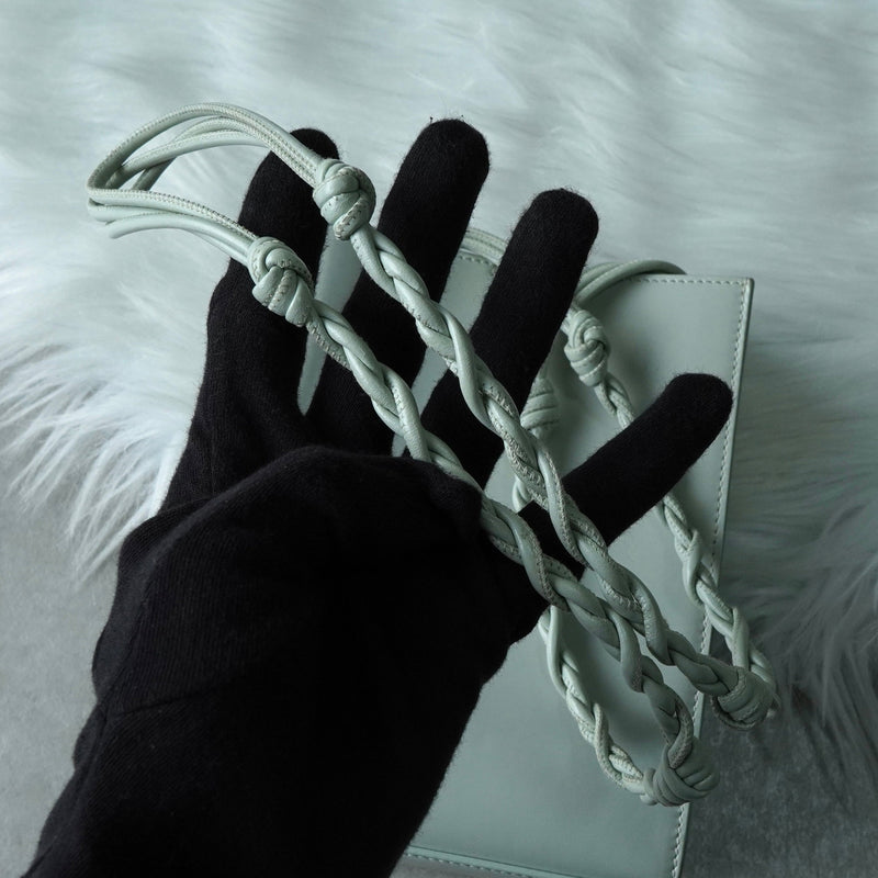 ジルサンダー タングル スモール レザー ショルダーバッグ ミントグリーン