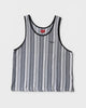 シュプリーム Knit Stripe Tank Top ニット タンクトップ グレー系 メンズ