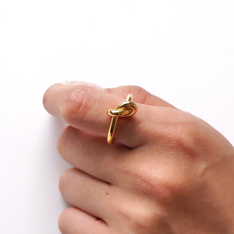 Knot Gold Ring - NEWSED