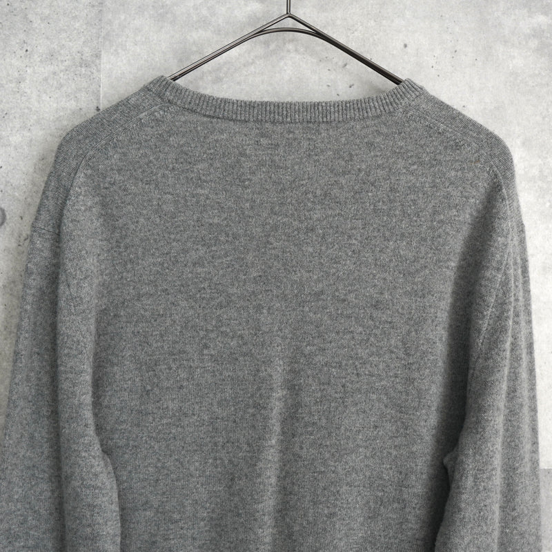 ポロ ラルフローレン ポニーロゴ ニット グレー