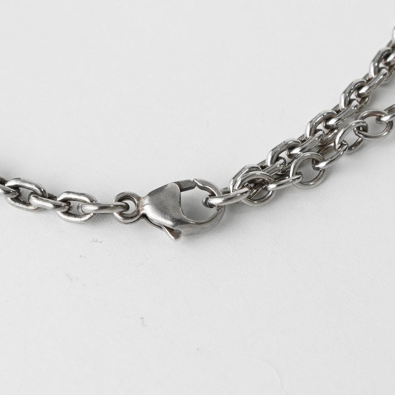 サンローラン パリ シルバー チェーンブレスレット サイズ L - NEWSED