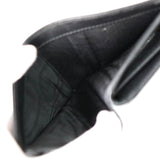 プラダ サフィアーノ レザー 二つ折り財布 コンパクトウォレット トライアングルロゴ L字ファスナー ブラック - NEWSED