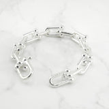 ティファニー ハードウェア ラージリンク スターリングシルバー ブレスレット L 新品仕上げ 60153089 - NEWSED