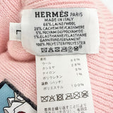 エルメス ビーニー リーサ スラローム セリエボタン ニットキャップ L レディース - NEWSED