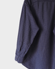 バーバリー ヴィンテージ ホースロゴ チェック柄 長袖シャツ ブルー L メンズ