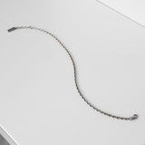 サンローラン パリ シルバー チェーンブレスレット サイズ L - NEWSED