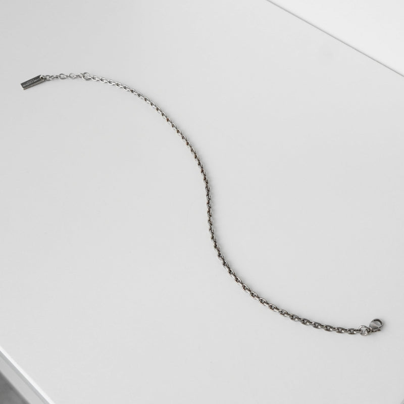 サンローラン パリ シルバー チェーンブレスレット サイズ L - NEWSED