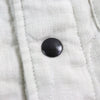 バックサイドクラブ バックロゴプリント キルティングシャツ ジャケット ベージュ L メンズ 未使用品