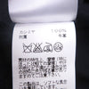 エルメス ハーフジップ ドッキングデザイン 薄手 ニットポロ セーター ネイビー L メンズ