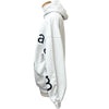 バレンシアガ LARGE FIT HOODIE ダメージ加工 スウェット パーカー オフホワイト 1 メンズ