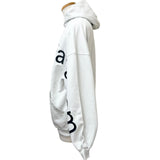 バレンシアガ LARGE FIT HOODIE ダメージ加工 スウェット パーカー オフホワイト 1 メンズ - NEWSED