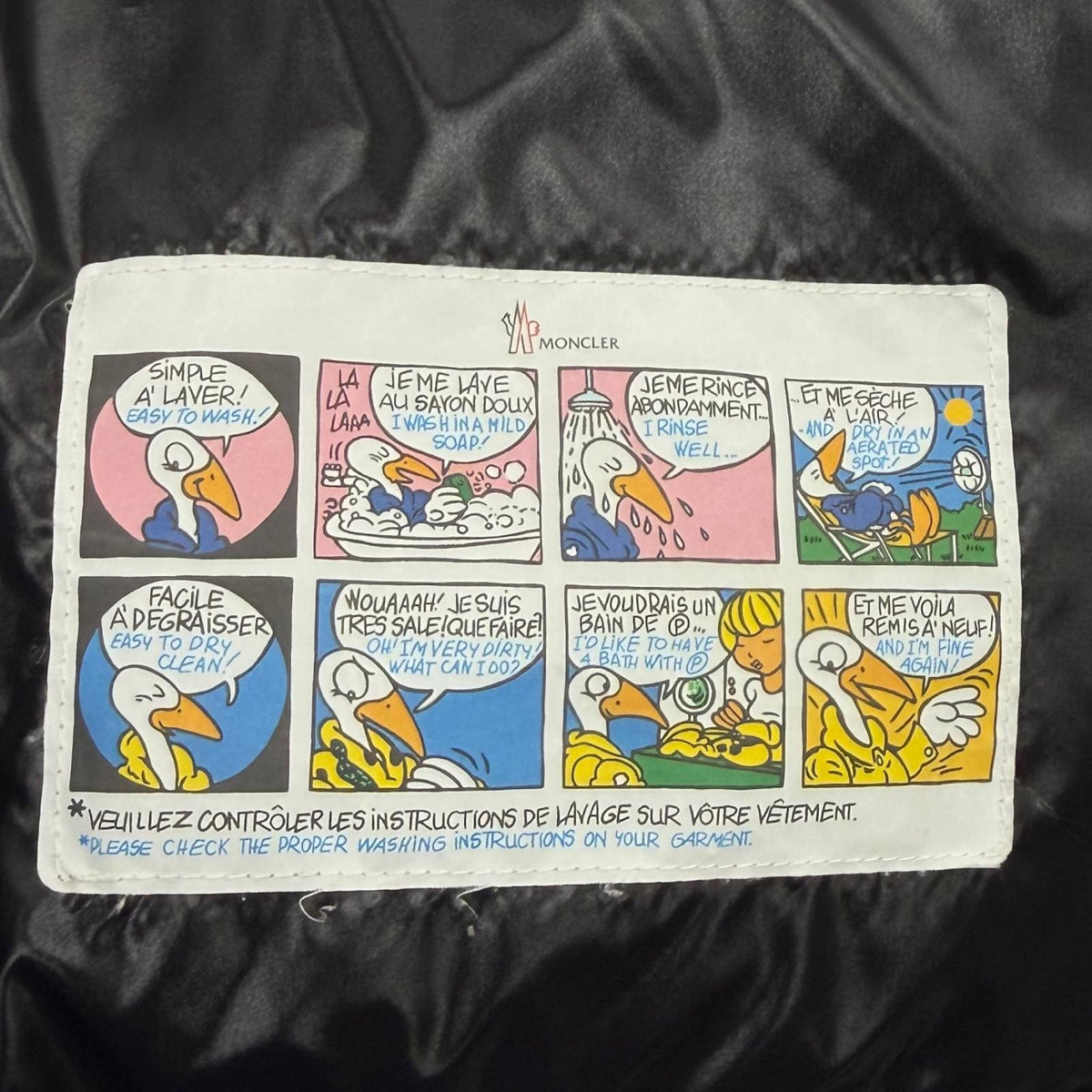 モンクレール LARM ラバーロゴパッチ付 ZIP UP ダウンジャケット ブラック 12anni 152cm レディース - NEWSED