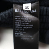バレンシアガ Laurel Baggy Sweatpants ダメージ加工 バギースウェット パンツ ブラック XS メンズ - NEWSED