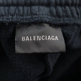 バレンシアガ Laurel Baggy Sweatpants ダメージ加工 バギースウェット パンツ ブラック XS メンズ - NEWSED
