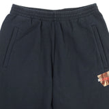バレンシアガ Laurel Baggy Sweatpants ダメージ加工 バギースウェット パンツ ブラック XS メンズ - NEWSED