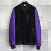 Leather Arm Wool Varsity Jacket