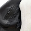 アクネストゥディオズ LEATHER BIKER JACKET レザー バイカー ライダースジャケット ブラック 34 レディース