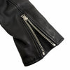 アクネストゥディオズ LEATHER BIKER JACKET レザー バイカー ライダースジャケット ブラック 34 レディース