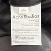 アクネストゥディオズ LEATHER BIKER JACKET レザー バイカー ライダースジャケット ブラック 34 レディース